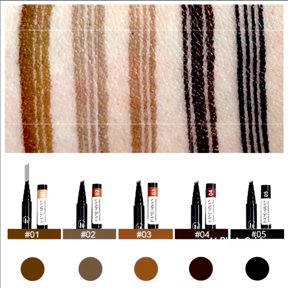 NEW #01 Dk. Blonde Tattoo EyeBrow MicroBlading Pen - Picture 3 of 12